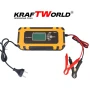 Автоматично зарядно за акумулатори KraftWorld 12V с LCD дисплей и ремонтен режим, снимка 3