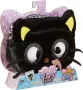 PURSE PETS Интерактивна чанта CHOCOCAT Черно коте 30+ звука мигащи очи реакции и музика Hello Kitty, снимка 7