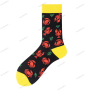 Мъжки чорапи със забавен модел от 3 чифта, 4цвята , снимка 3