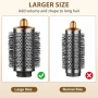 Нова Овална приставка за Dyson Airwrap обем изправяне къдрици коса жени HS01 HS05 HS08, снимка 2