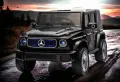 Акумулаторен джип Mercedes EQG Electric G-Class 12V с отварящи се врати меки гуми 4x4, снимка 4