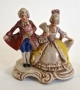 Порцеланова фигурка на дама и кавалер, снимка 1