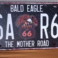 ROUTE 66-Bald Road 1766-The Mother Road 1938-метална табела -тип регистрационен номер, снимка 4 - Аксесоари и консумативи - 45794329