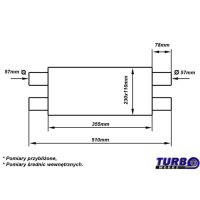 Спортно гърне вход 2 х 57мм Turbo Works, снимка 3 - Аксесоари и консумативи - 44949243