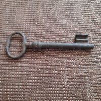Стар метален ключ #6, снимка 3 - Колекции - 45543261