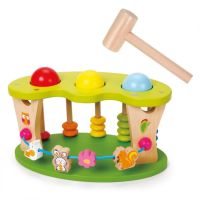 Дървена детска играчка за координация и точност (004), снимка 1 - Образователни игри - 45319170
