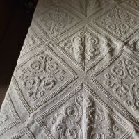 Старинна покривка за единично легло -100 процента памук, снимка 1 - Покривки за легло - 45907088