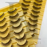 3D мигли естествен косъм • 𝐗𝐓𝟎𝟏 •, снимка 3 - Козметика за лице - 45399194