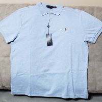Нова оригинална фланелка Polo Ralph Lauren, custom slim fit – 100% памук., снимка 3 - Тениски - 45103363
