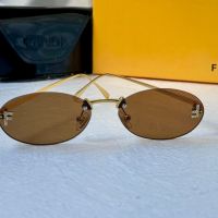 Fendi Дамски слънчеви очила елипса овални 4 цвята, снимка 6 - Слънчеви и диоптрични очила - 45248191