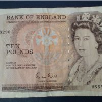 10 паунда Великобритания 1971 г , снимка 1 - Нумизматика и бонистика - 45112349