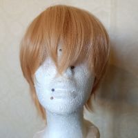 Нова косплей, къса руса перука, снимка 1 - Аксесоари за коса - 43475056