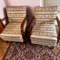 Старинни кресла - от масив, снимка 1 - Дивани и мека мебел - 45287773