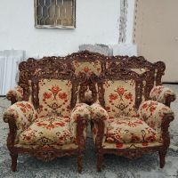 Барокова холна гарнитура , снимка 3 - Дивани и мека мебел - 45405586