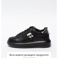 Karl Lagerfeld Kapri Leather Sneakers Womens Size 40/25 .5 см UK 7 US 9 ОРИГИНАЛ!, снимка 4 - Кецове - 45241858