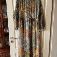 Разкошна нова  дълга елегантна феерична лека кимоно ръкав свободна кройка рокля , снимка 2 - Рокли - 45770468