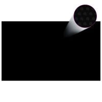 vidaXL Правоъгълно покривало за басейн, 1000x600 см, PE, черно(SKU:92966, снимка 1 - Басейни и аксесоари - 45484508