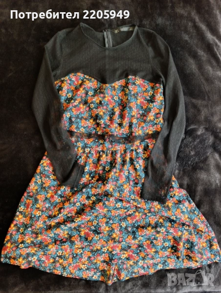 Рокля на цветя Zara, снимка 1