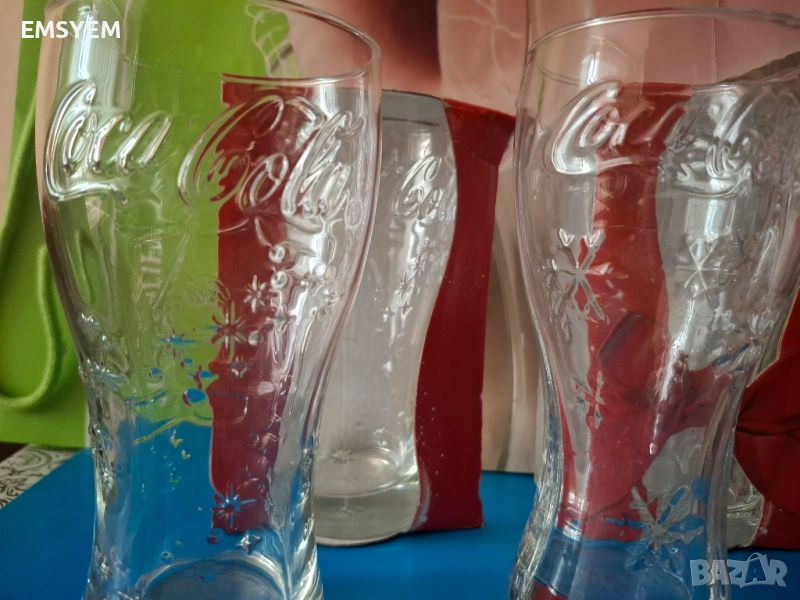 4 броя Чаши на кока кола , снимка 1