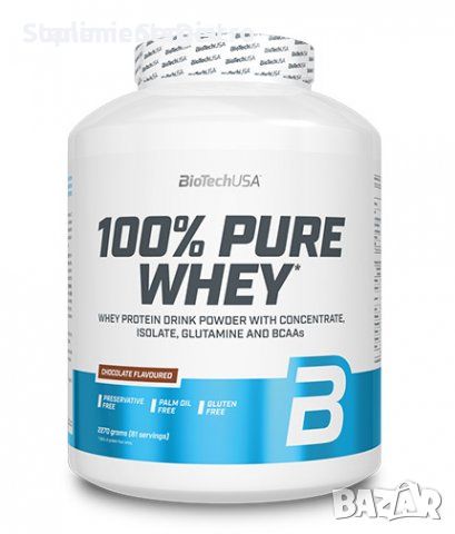 BIOTECH USA 100% Pure Whey - 2.270кг., снимка 1