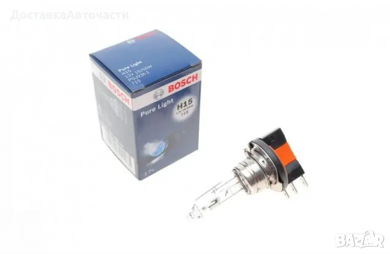Крушка H15 Bosch Pure Light 1 987 302 088, снимка 1