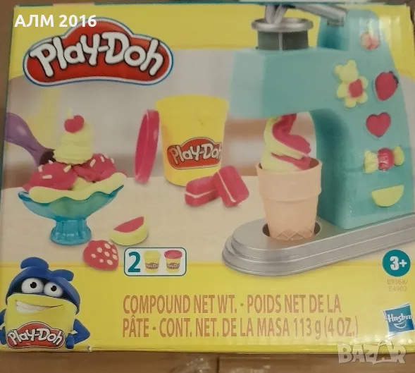 Комплект Пластелин Play doh и Машина за сладолед, снимка 1