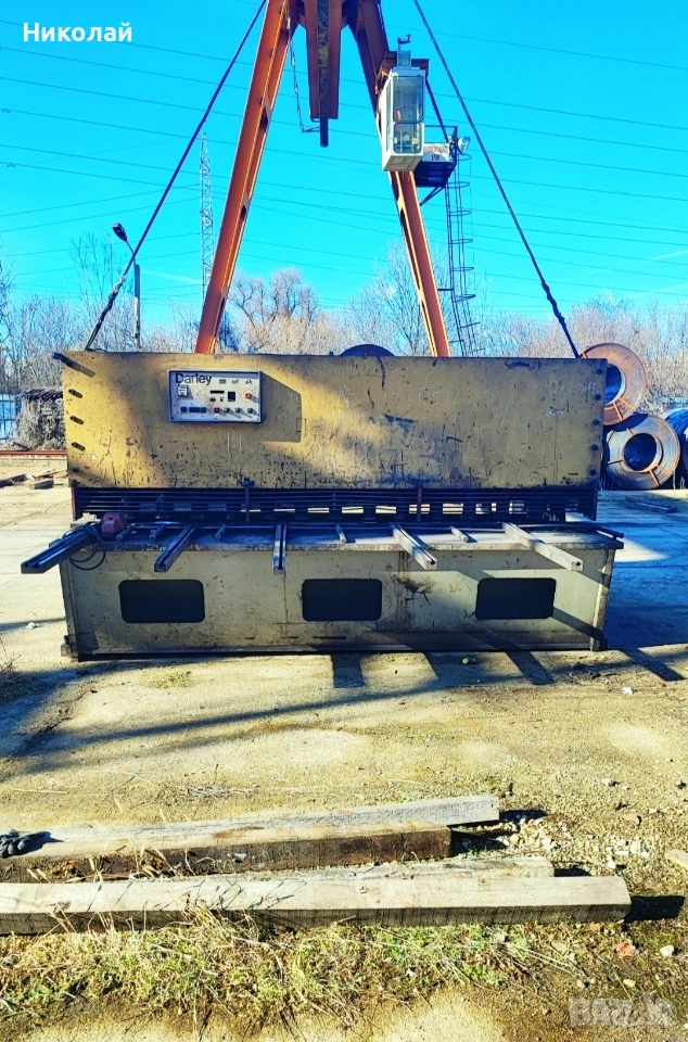 Хидравлична гилотина 3100х16мм Darley, снимка 1