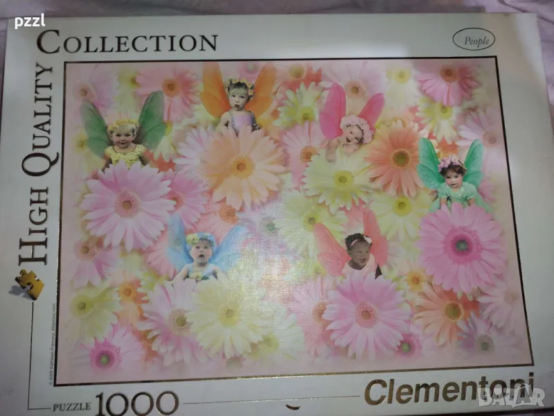 Пъзел "Flowers babies" Clementoni 1000 части, снимка 1