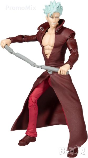 Фигурка McFarlane Toys TM12802 Ban The Seven Deadly Sins Fox Sin of Greed Бан Колекционерска кукла, снимка 1