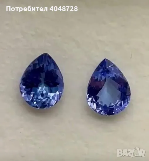 Естествен инвестиционен танзанит 3.29ct. „Синьо-виолетово“, снимка 1