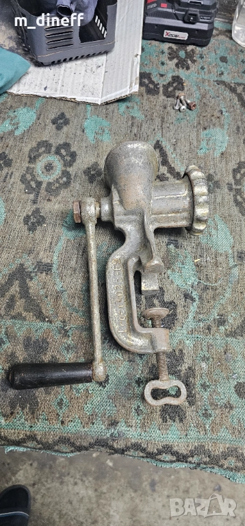 Чугунена Месомелачка №74 - БДС/ГОСТ, Ръчна, снимка 1