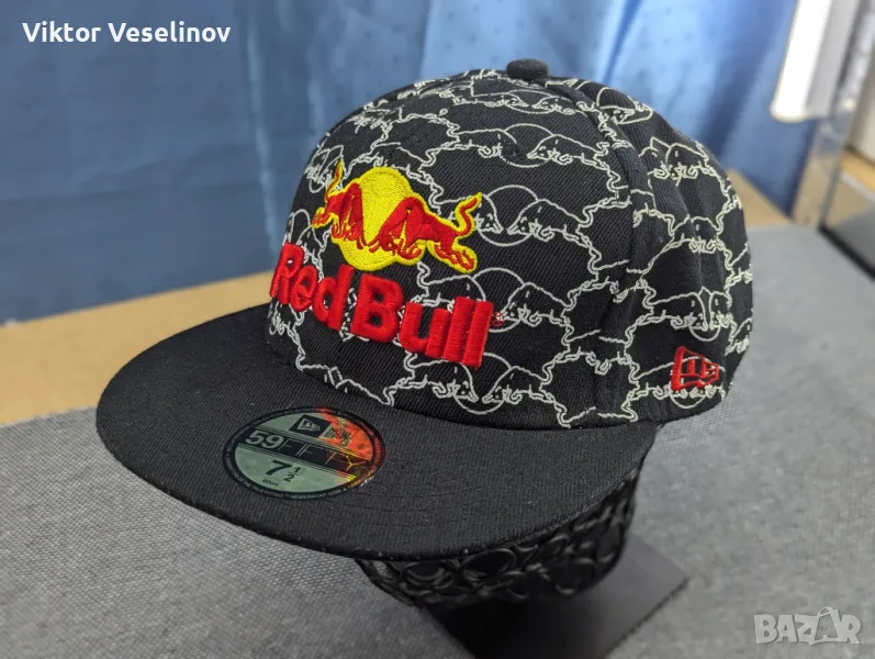 Red Bull New Era Snapback Cap размер 7 1/2 Шапка с козирка, снимка 1