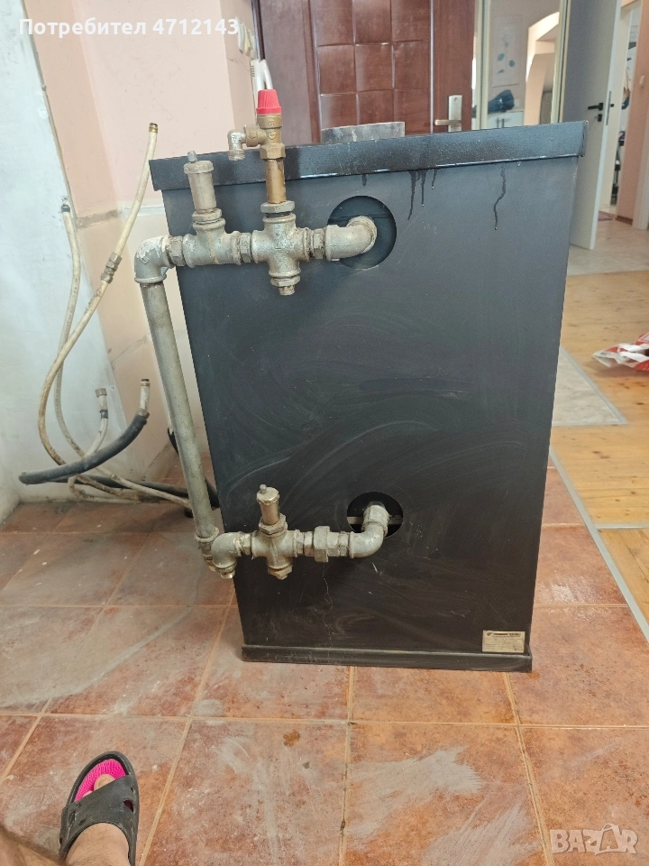 печка на дърва с водна риза 11kw, снимка 1