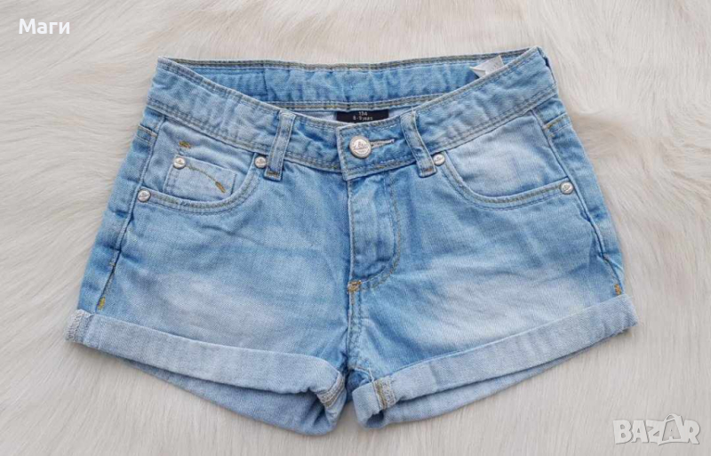 Къси дънкови панталони 8-9 години, снимка 1