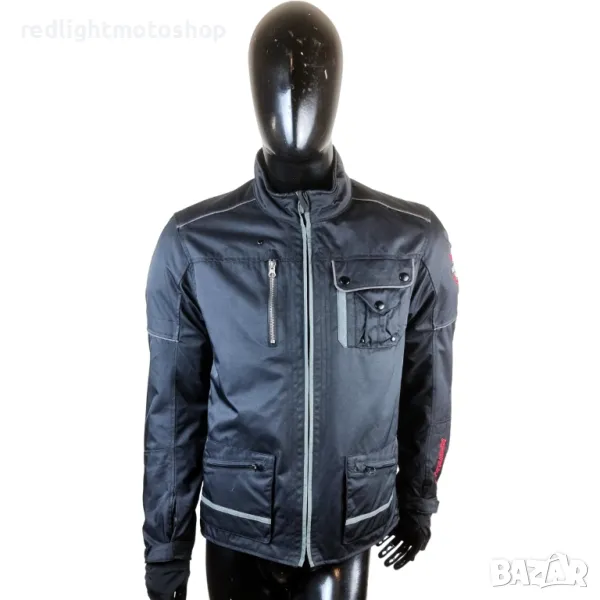 4834 – Vanucci Мъжко Текстилно Мото Яке – КАТО НОВО – Размер 52 – 150 лв, снимка 1