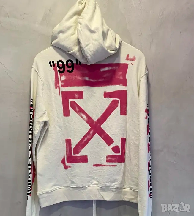 Суичър с качулка Off-White Impressionism размер Л, снимка 1