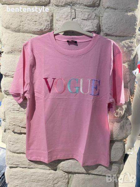 Дамски тениски Vogue бродерия, снимка 1