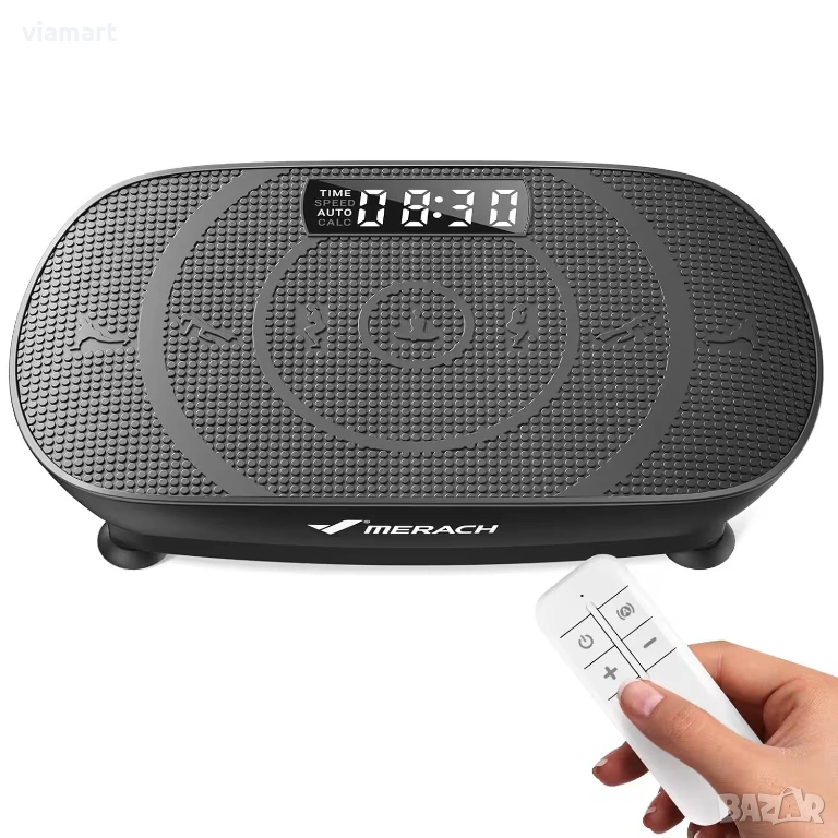 Виброплатформа MERACH CV30 Black SLIM, 10 нива на интензивност, снимка 1