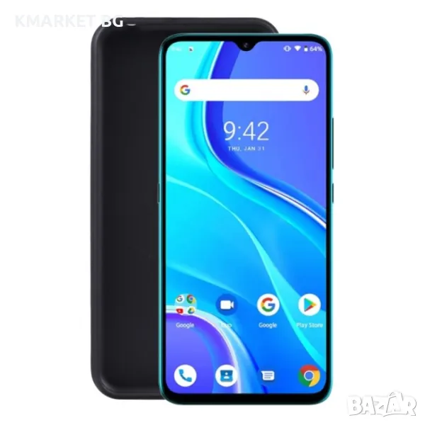 UMIDIGI A7S Силиконов Калъф TPU и Протектор, снимка 1