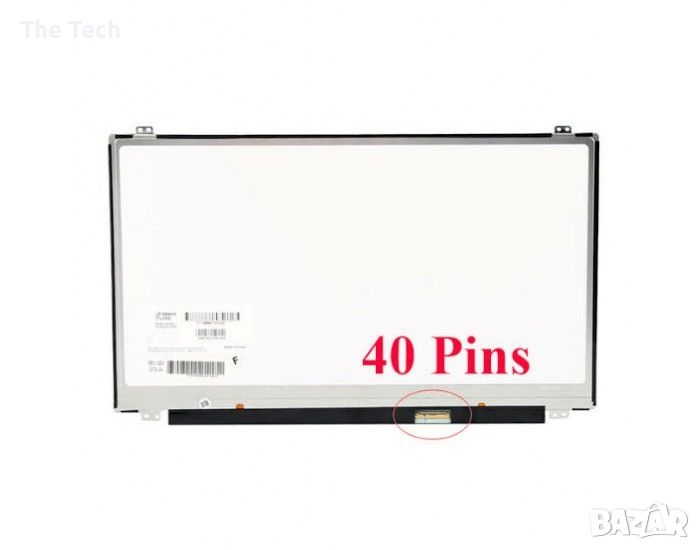 15.6 slim Screen 40 pin матрица за лаптоп перфектно състояние, снимка 1