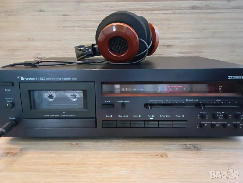 Дек Nakamichi 482 Z 482z 3 Head с двойно лентоводене , снимка 1