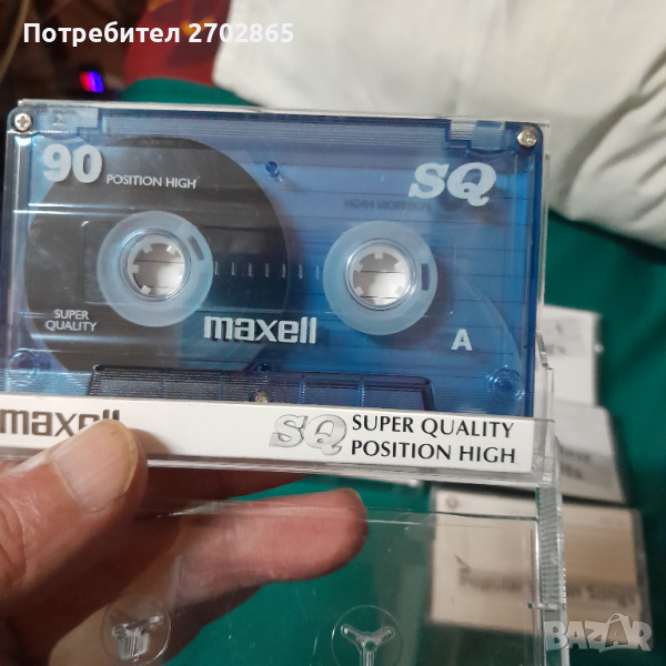 Аудио касети  Maxell SQ - 90мин.- хром, снимка 1