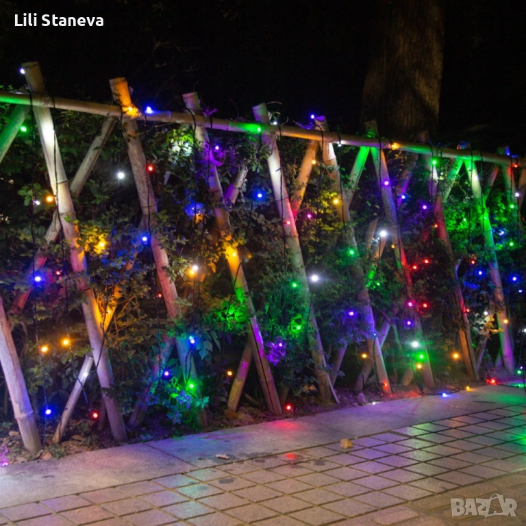 Водоустойчиви Коледни Led лампички   Звездно небе -   50 метра  240 светлини. , снимка 1