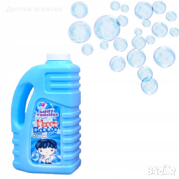 Течност за сапунени балони и мехури 1 литър, снимка 1