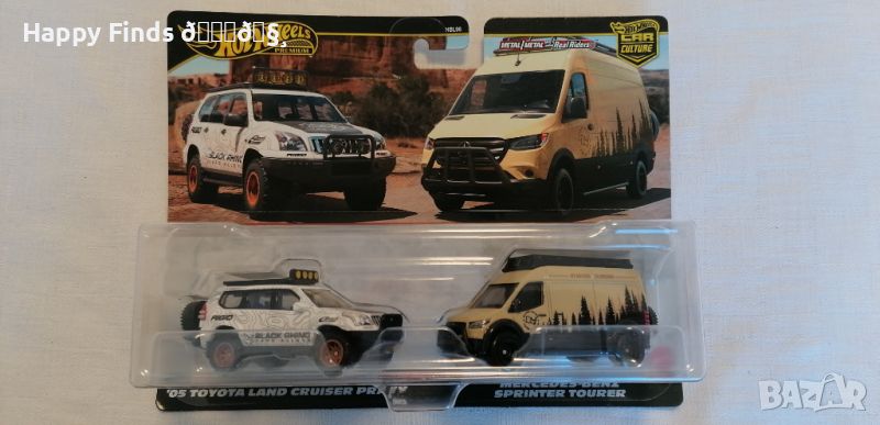 💕🧸Hot Wheels Toyota Land  Cruiser Prado Merceds-Benz Sprinter Tourer Premium, снимка 1