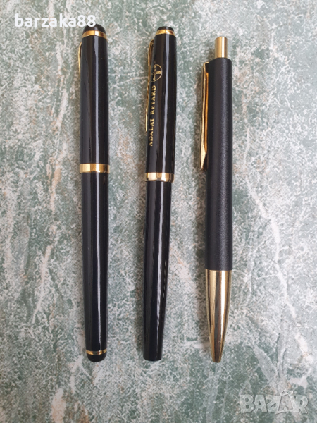 Позлатена писалка писалки + Химикал 3 броя, снимка 1
