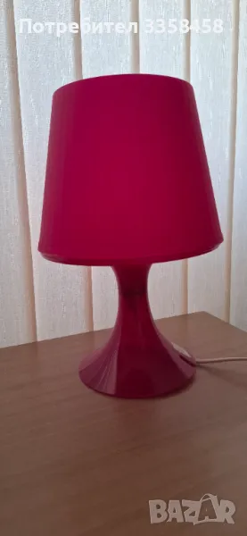 Настолна Нощна лампа - Розова, снимка 1