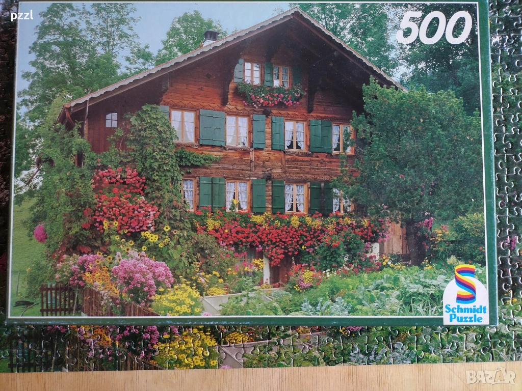 Пъзел "Farm House” Schmidt 1984г. 500 части, снимка 1
