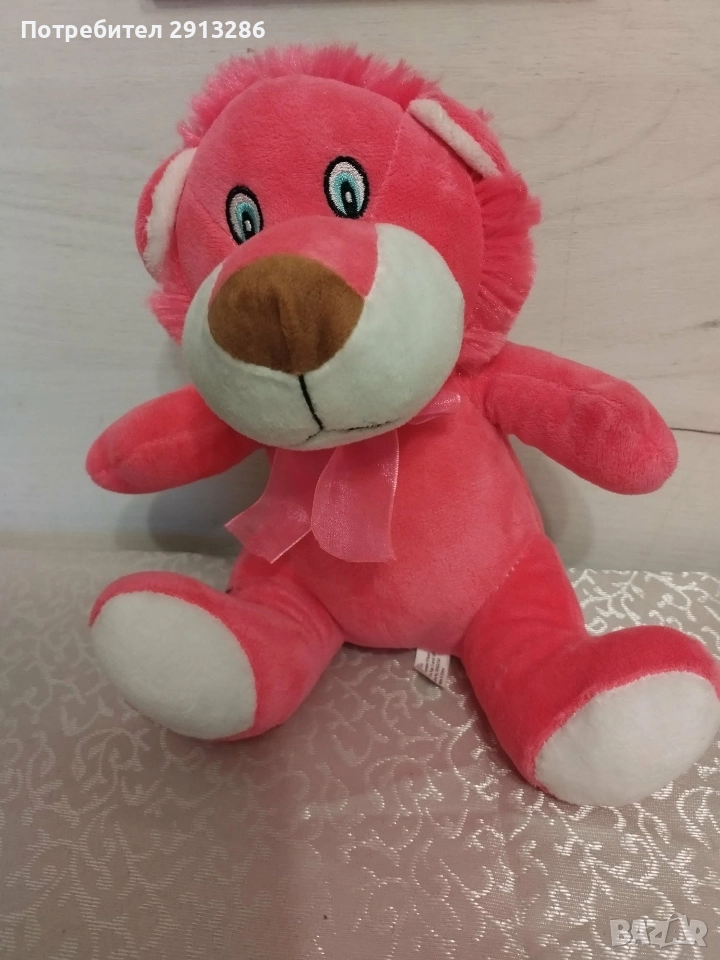 Плюшено розово лъчве, снимка 1