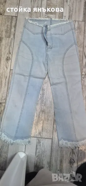 Продавам 3/4 дамски дънки, снимка 1